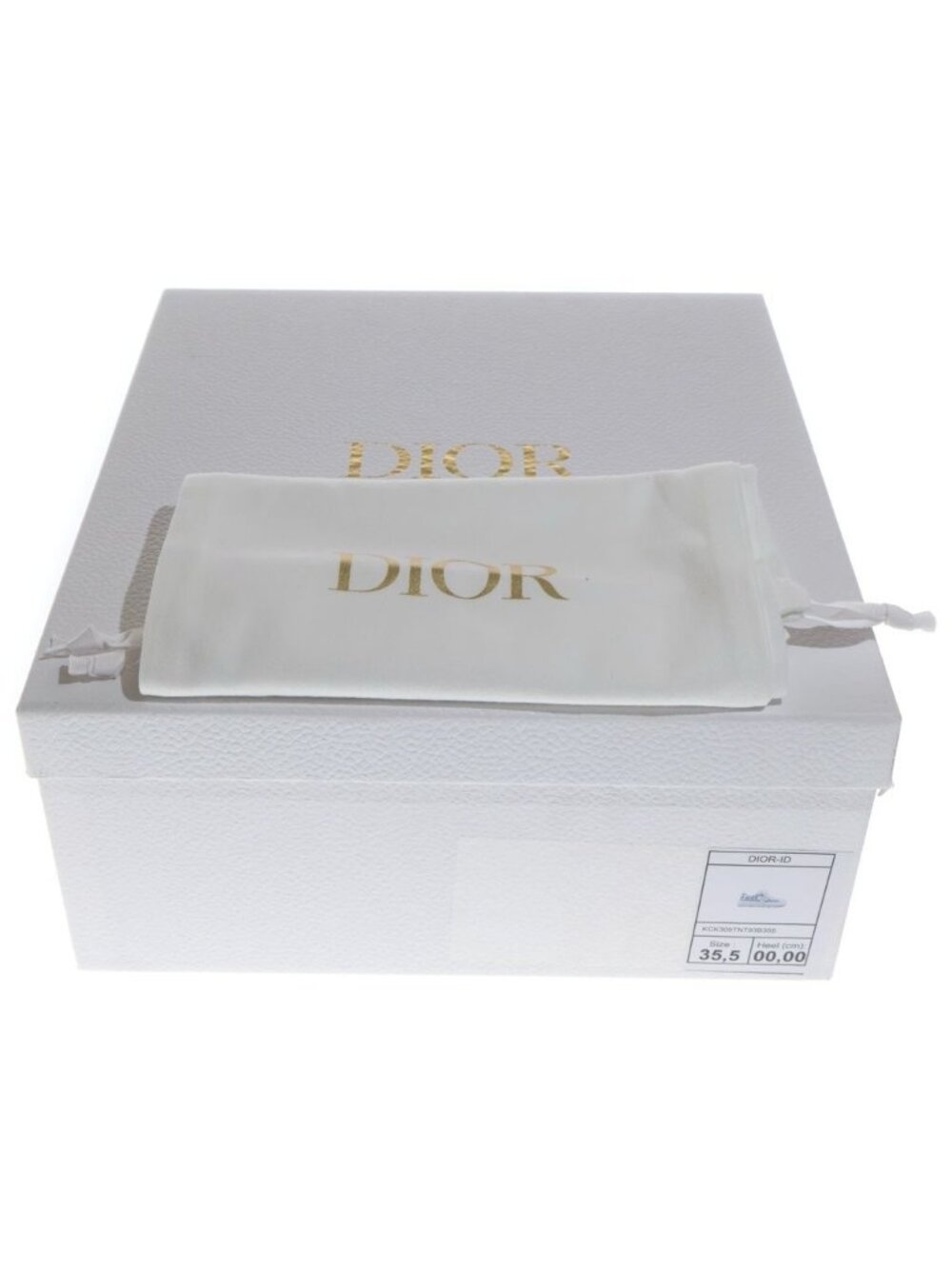 Dior Id Rubber Panel Low Cut Sneakers White 351 - Picture 6 of 6